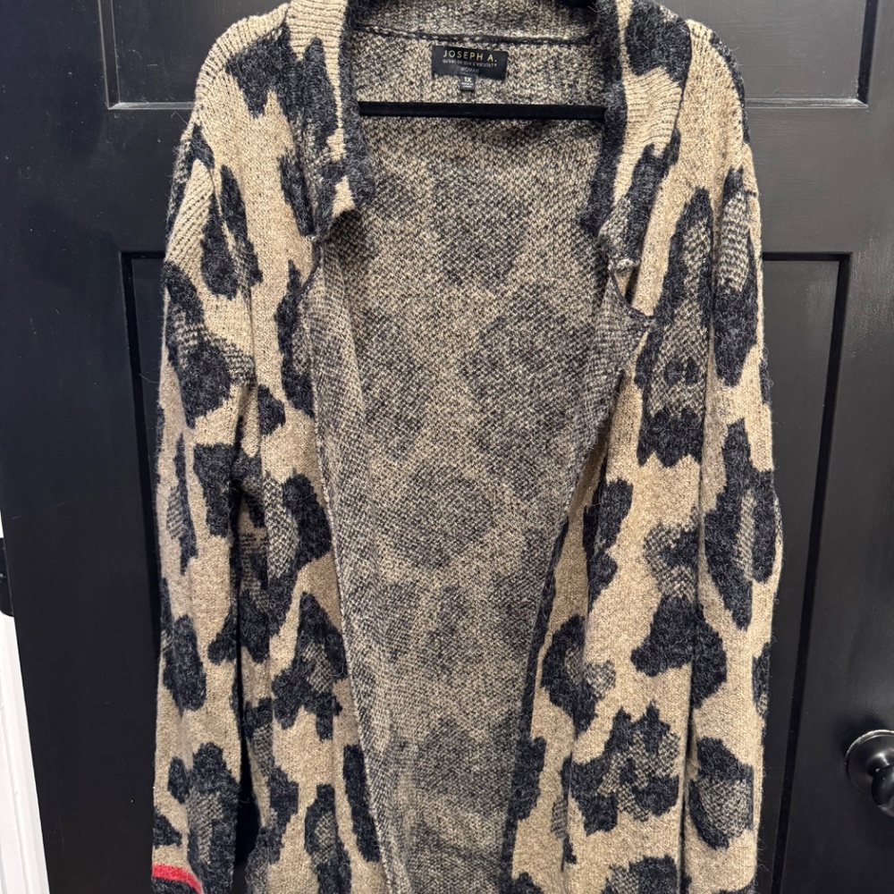 Joseph A. Animal Print Sweater